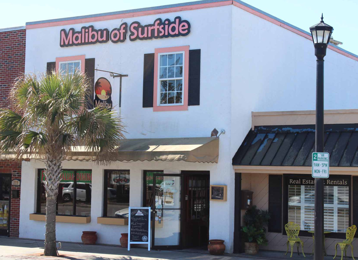 Our Menu – Malibu's Italian Restaurant of Surfside Beach